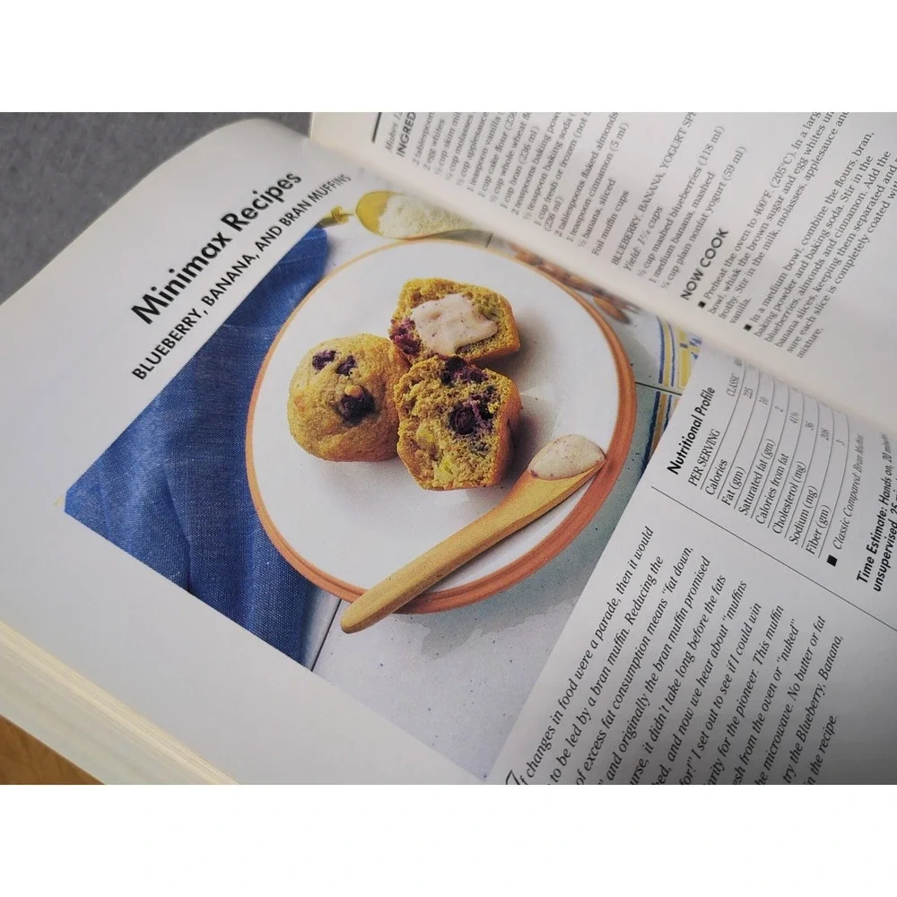 Graham Kerr's Minimax Cookbook 1992‎ Vintage Doubleday Hardcover - VERY GOOD